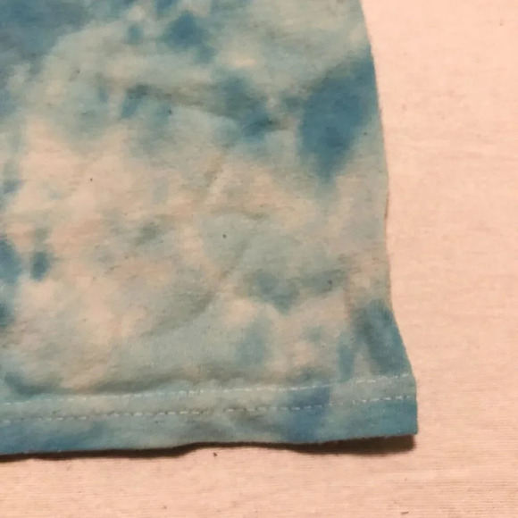 Demon Slayer Inosuke Anime Blue Tie Dye Tshirt Womens Size Small Shirt - Picture 14 of 15